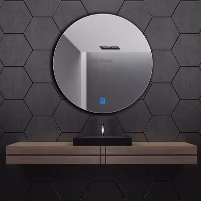آینه سرویس بهداشتی  دلفین مدل ضدبخار کد HT-Q-70
