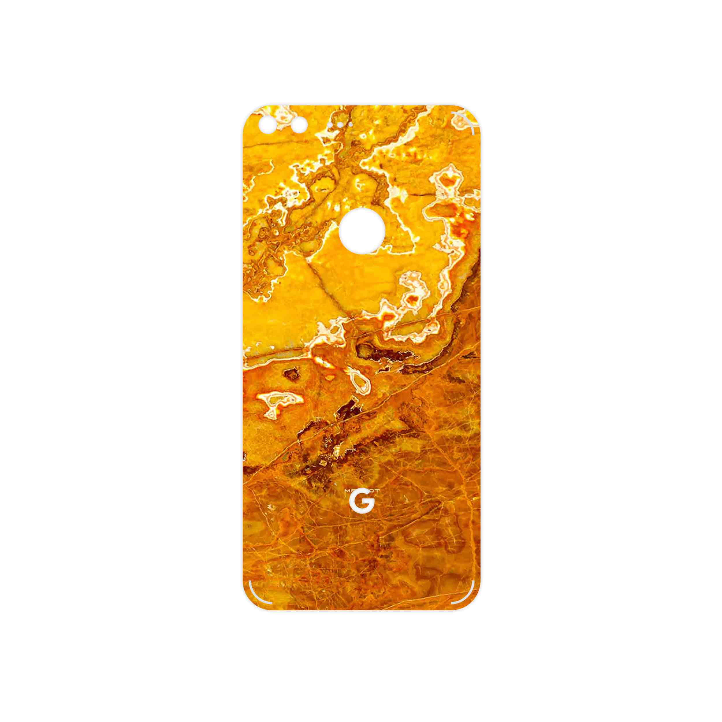برچسب پوششی ماهوت مدل Gold Marble مناسب برای گوشی موبایل گوگل Pixel