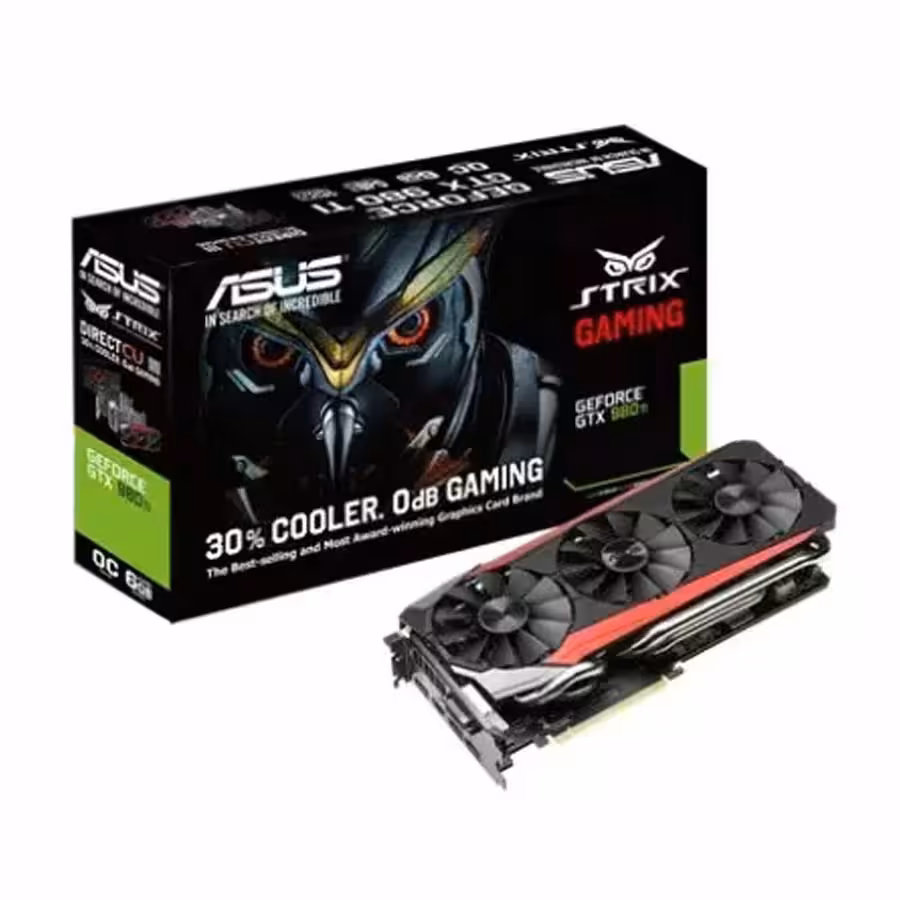 کارت گرافیک ایسوس GTX 980 Ti DCIII OC STRIX GAMING 6GB GDDR5