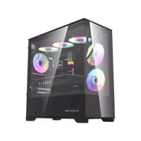 کیس گیمینگ DK415P M-ATX BK طراحی 270 درجه با پشتیبانی از 9 فن و رادیاتور 360mm