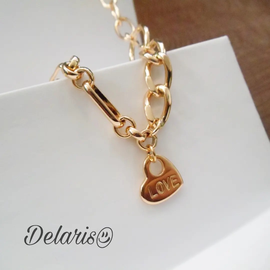 دستبند رنگ ثابت ژوپینگ اصل آبکاری طلا با طلای 18 عیار ضد حساسیت و مشابه طلا 