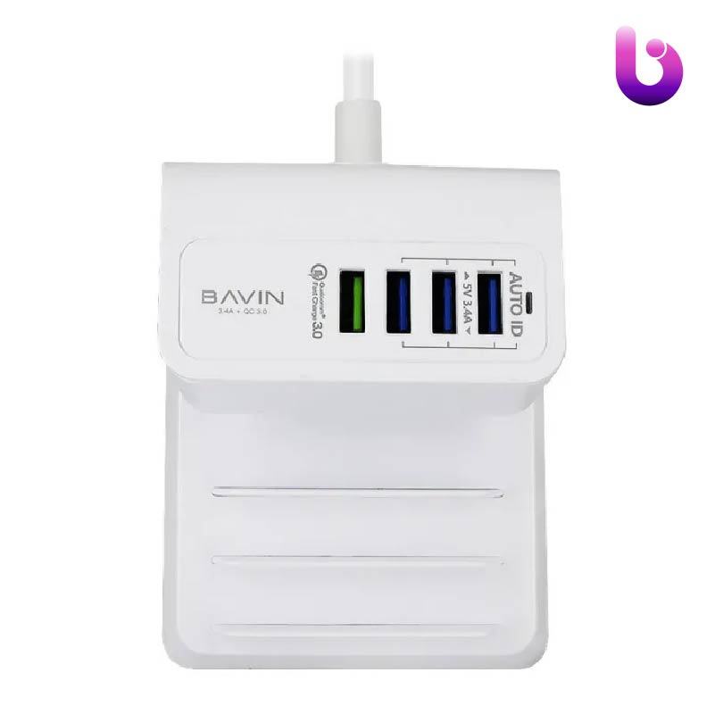 شارژر و استند باوین Bavin PC393 دارای 4 پورت