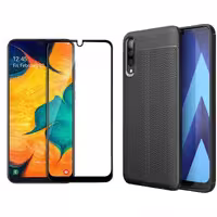 کاور مورفی مدل AG7 مناسب برای گوشی موبایل سامسونگ Galaxy A50 به همراه محافظ صفحه نمایش