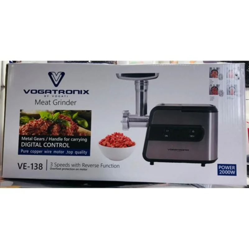 چرخ گوشت وگاترونیکس مدل VE-138 با 18 ماه گارانتی