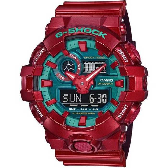 ارسال فوری   گارانتی اصلی شرکتی   ساعت مچی کاسیو مدل CASIO-GA-700DBR-4ADR (TH)