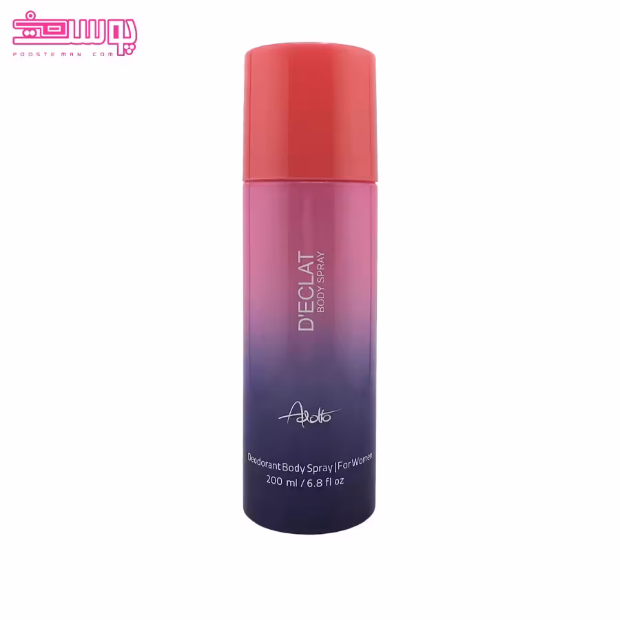 اسپری بدن زنانه اکلت آدولفو حجم 200ml