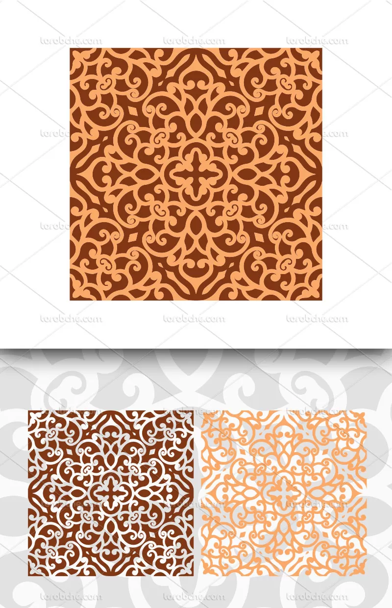 وکتور نقوش سنتی | گرافیک با طعم تربچه