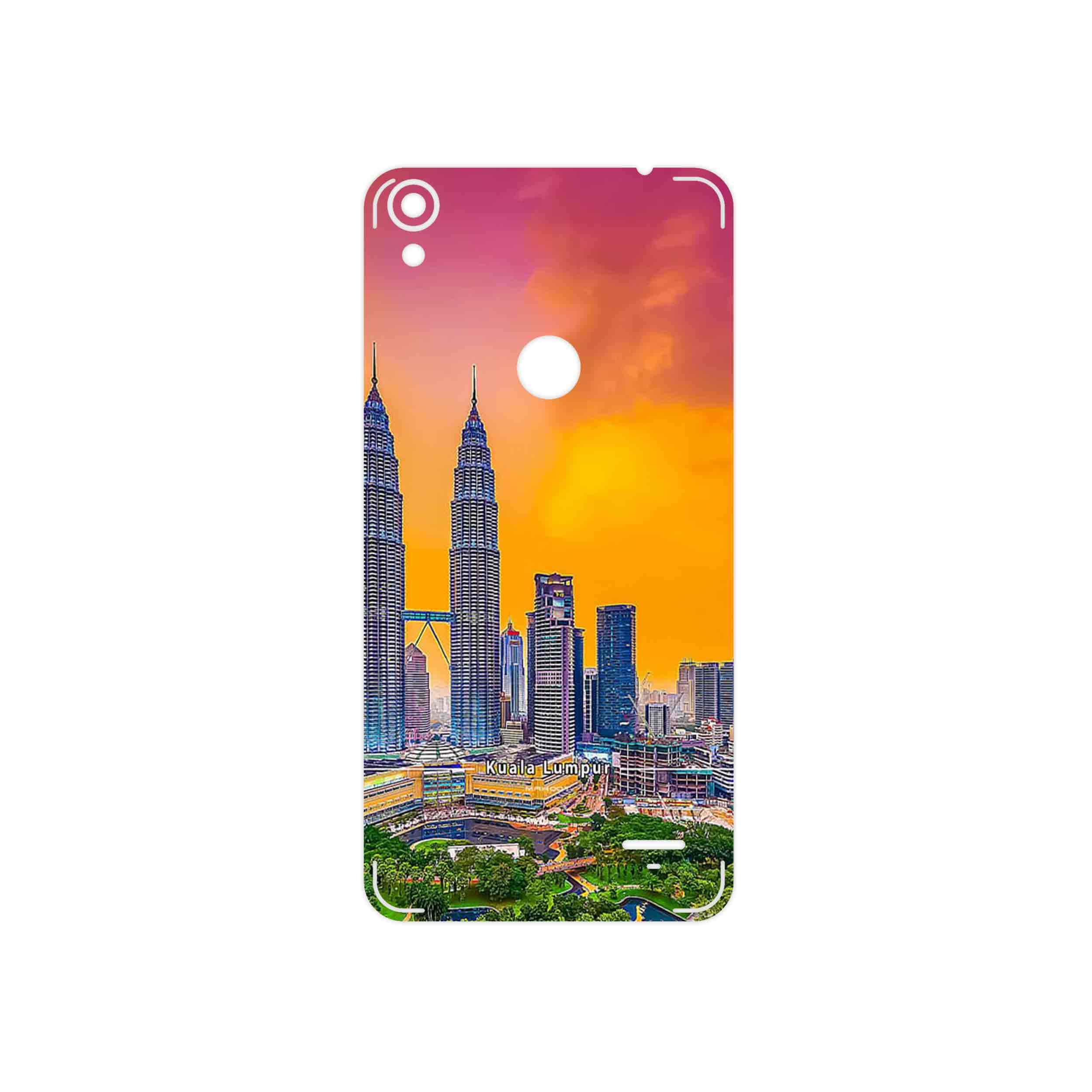 برچسب پوششی ماهوت مدل City of Kuala Lumpur مناسب برای گوشی موبایل تکنو WX4 Pro