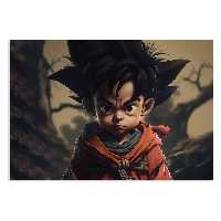 تابلو شاسی طرح انیمه دراگون بال مدل NV0577