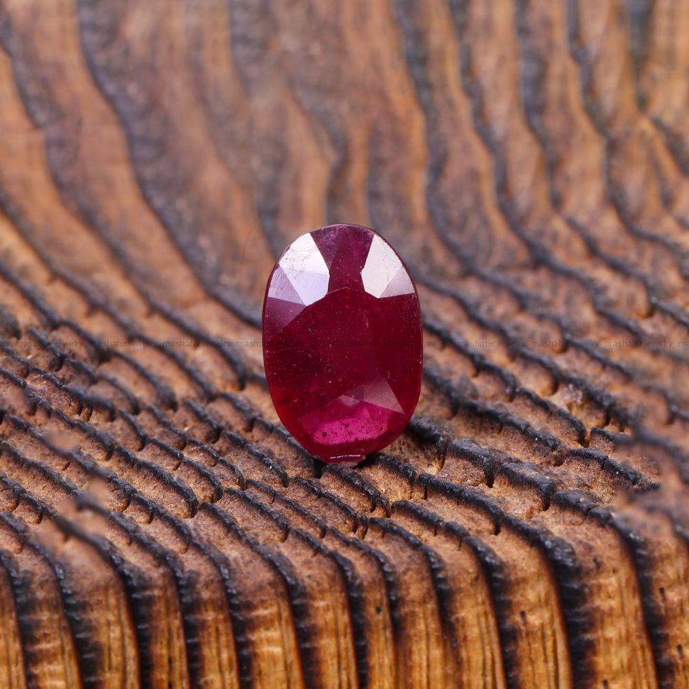 نگین یاقوت سرخ کد 11219 - جواهری مشاهیر
