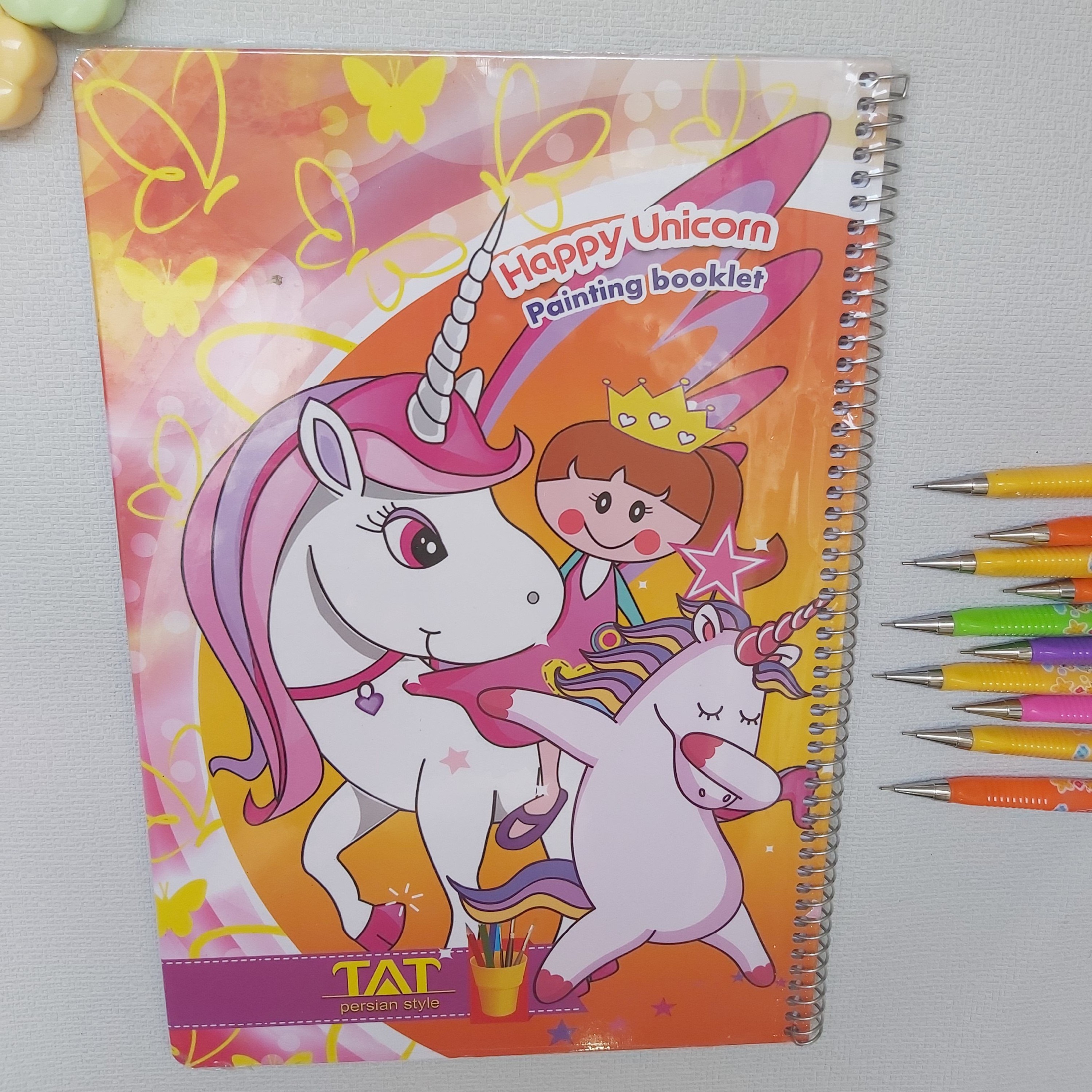 دفتر نقاشی سیمی جلد سخت سایز A4 