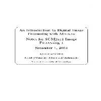 خرید و دانلود نسخه کامل کتاب An Introduction to Digital Image Processing with MATLAB (draft)