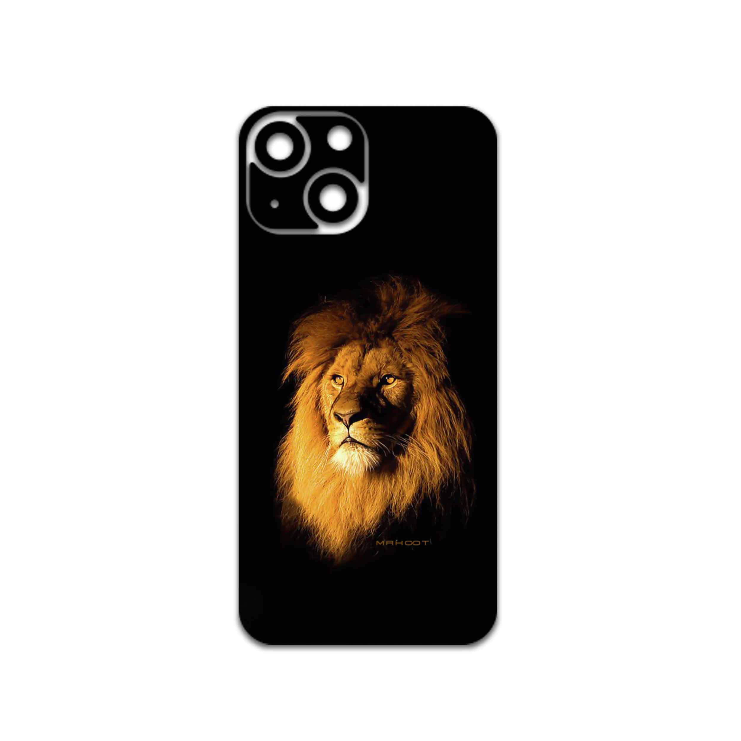 برچسب پوششی ماهوت مدل Lion مناسب برای گوشی موبایل اپل iPhone 13 Mini