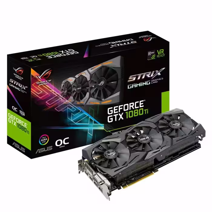 کارت گرافیک ایسوس ROG STRIX-GTX1080TI-O11G-GAMING