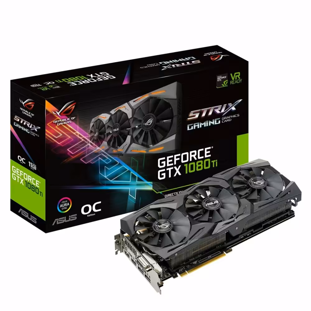 کارت گرافیک ایسوس ROG STRIX-GTX1080TI-O11G-GAMING