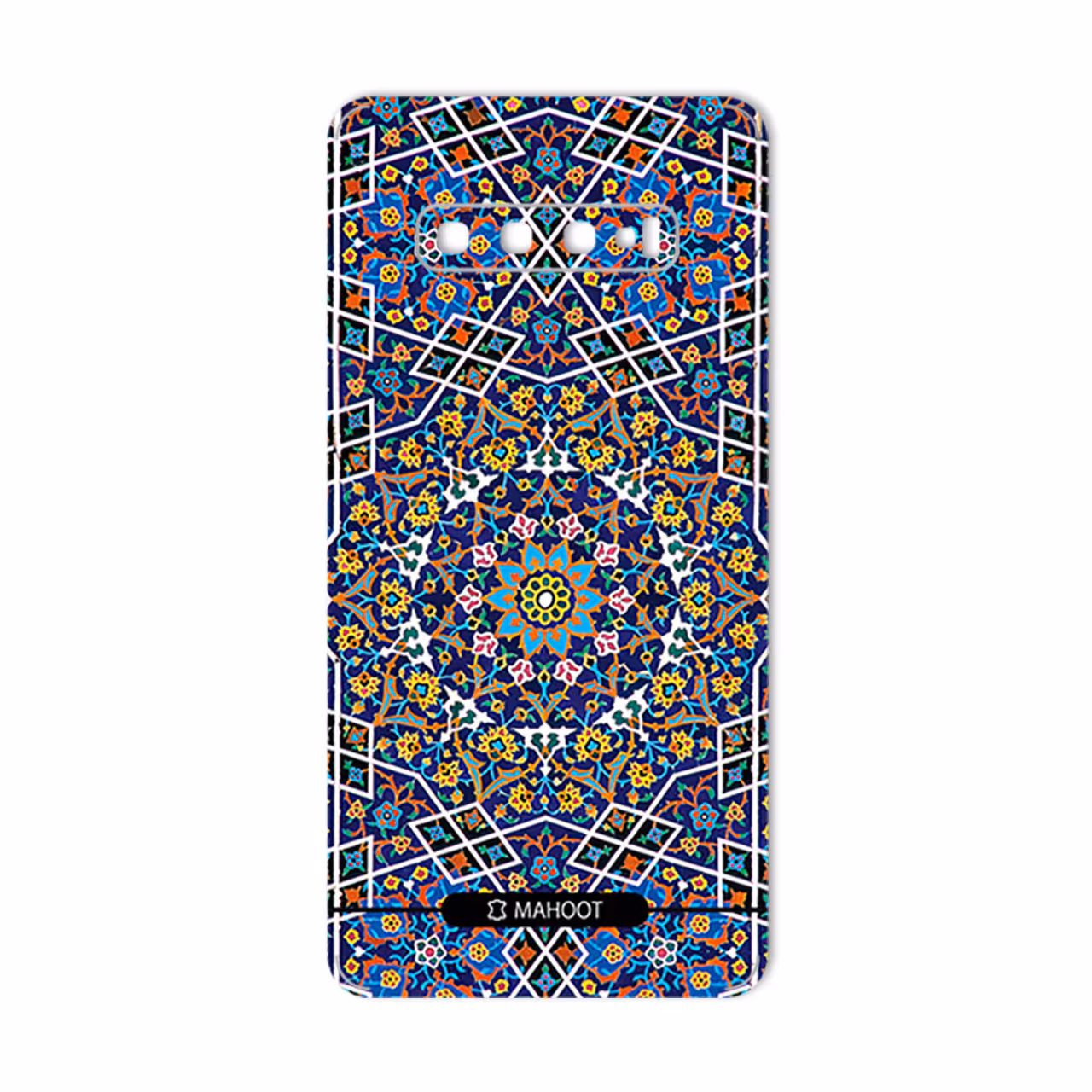 برچسب پوششی ماهوت طرح Imam-Reza Shrine-Tile مناسب برای گوشی موبایل سامسونگ Galaxy S10
