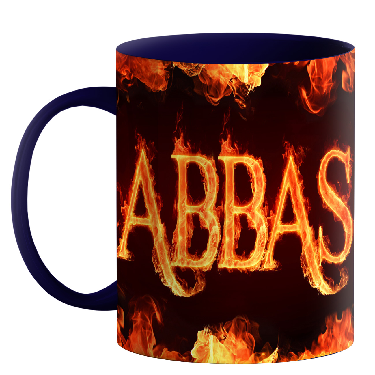 ماگ طرح اسم عباس کد p20