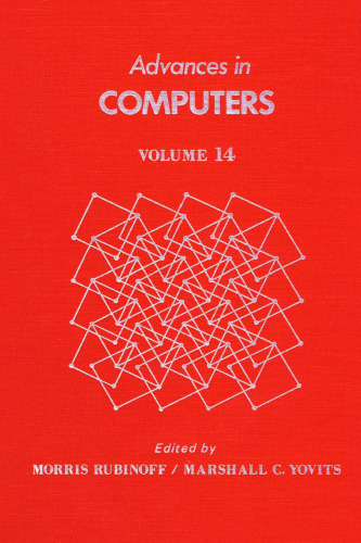 خرید و دانلود نسخه کامل کتاب Advances in Computers, Vol. 14