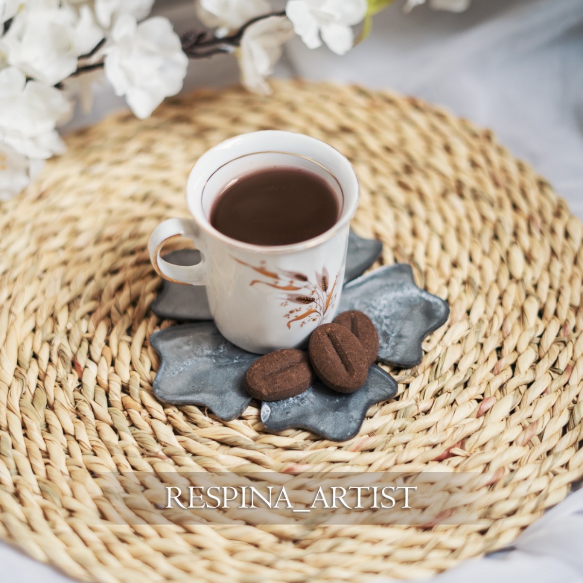 زیرلیوانی رزینی کد 1116
