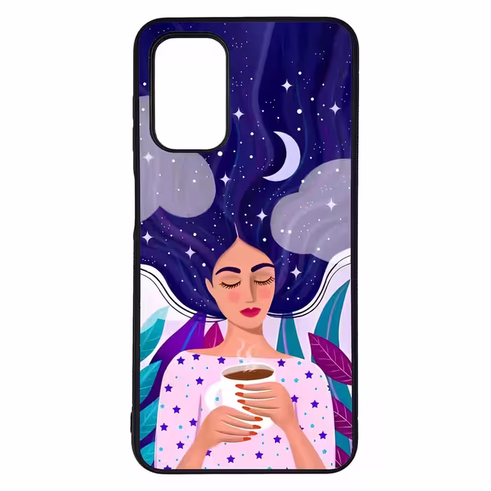 کاور طرح نقاشی دختر کد G-095 مناسب برای گوشی موبایل سامسونگ Galaxy A13 4G | دیجی قاب دونی
