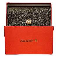 کیف پول زنانه نوین چرم رنگ قهوه ای مدل والوری -W3133 BA-