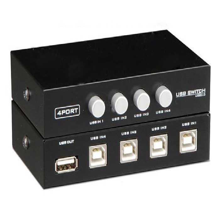 دیتا سوئیچ 4 پورت دستی پرینتر USB