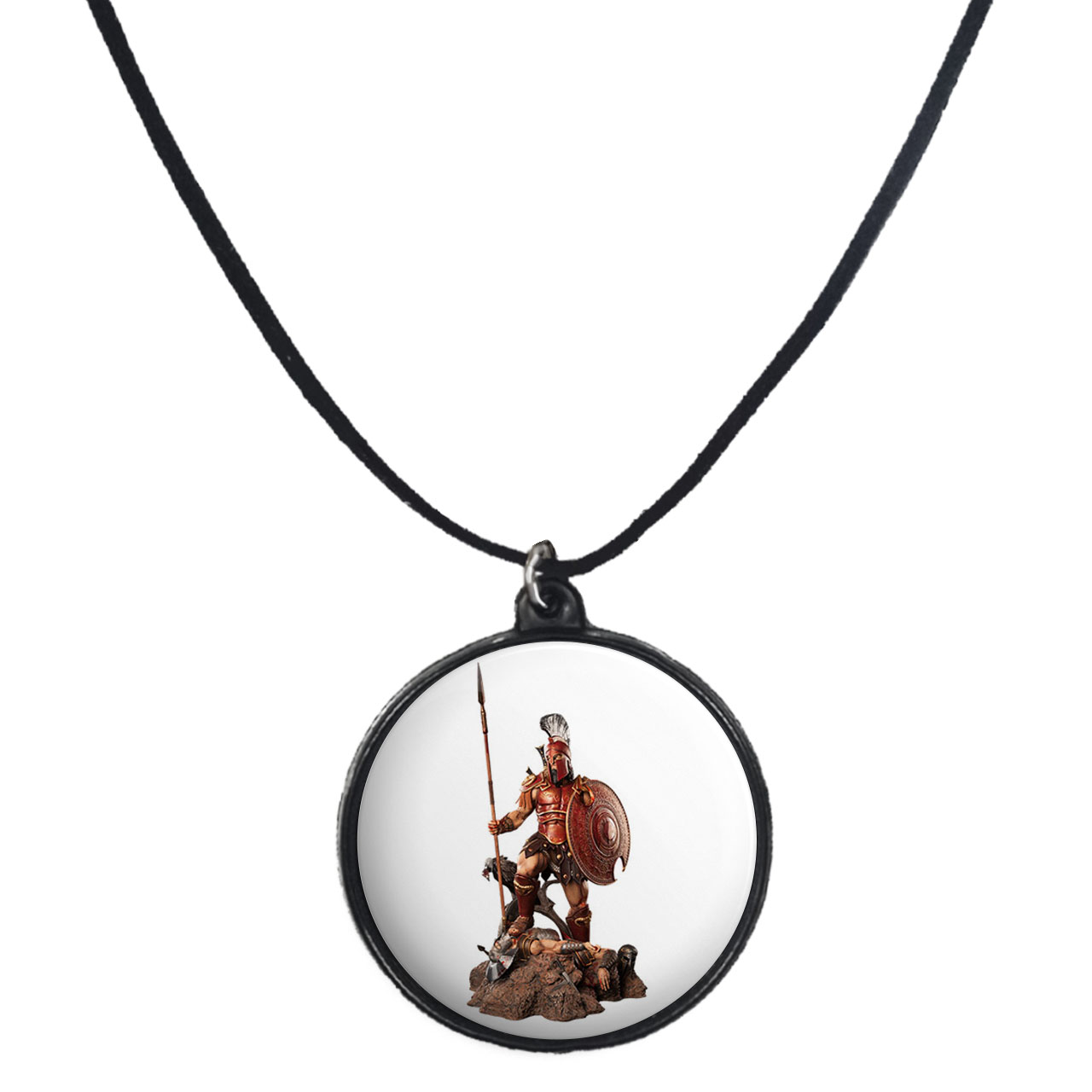 گردنبند پرمانه طرح God of war کد pmb.29158مدل دو طرفه