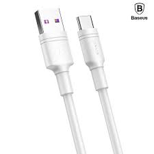 کابل سوپر شارژ Type C بیسوس Baseus Double-ring CATSH-C02 QC 3.0 طول 2 متر