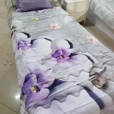 ست روتختی یک نفره طرح گل سه بعدی برند ایپک