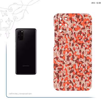 برچسب پوششی ماهوت مدل Red Infantry Army مناسب برای گوشی موبایل سامسونگ Galaxy S20 Plus