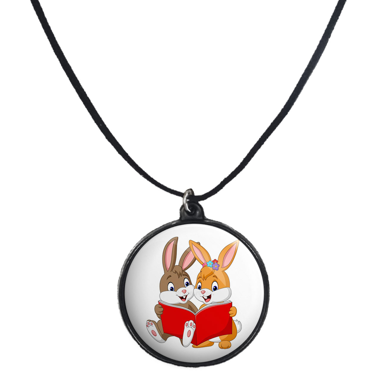 گردنبند پرمانه طرح جشن الفبا کد pmb.22628مدل دو طرفه 