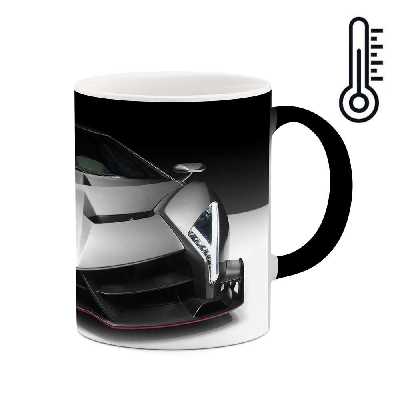ماگ حرارتی طرح ماشین Lamborghini veneno مدل mgph15611