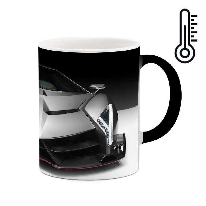 ماگ حرارتی طرح ماشین Lamborghini veneno مدل mgph15611