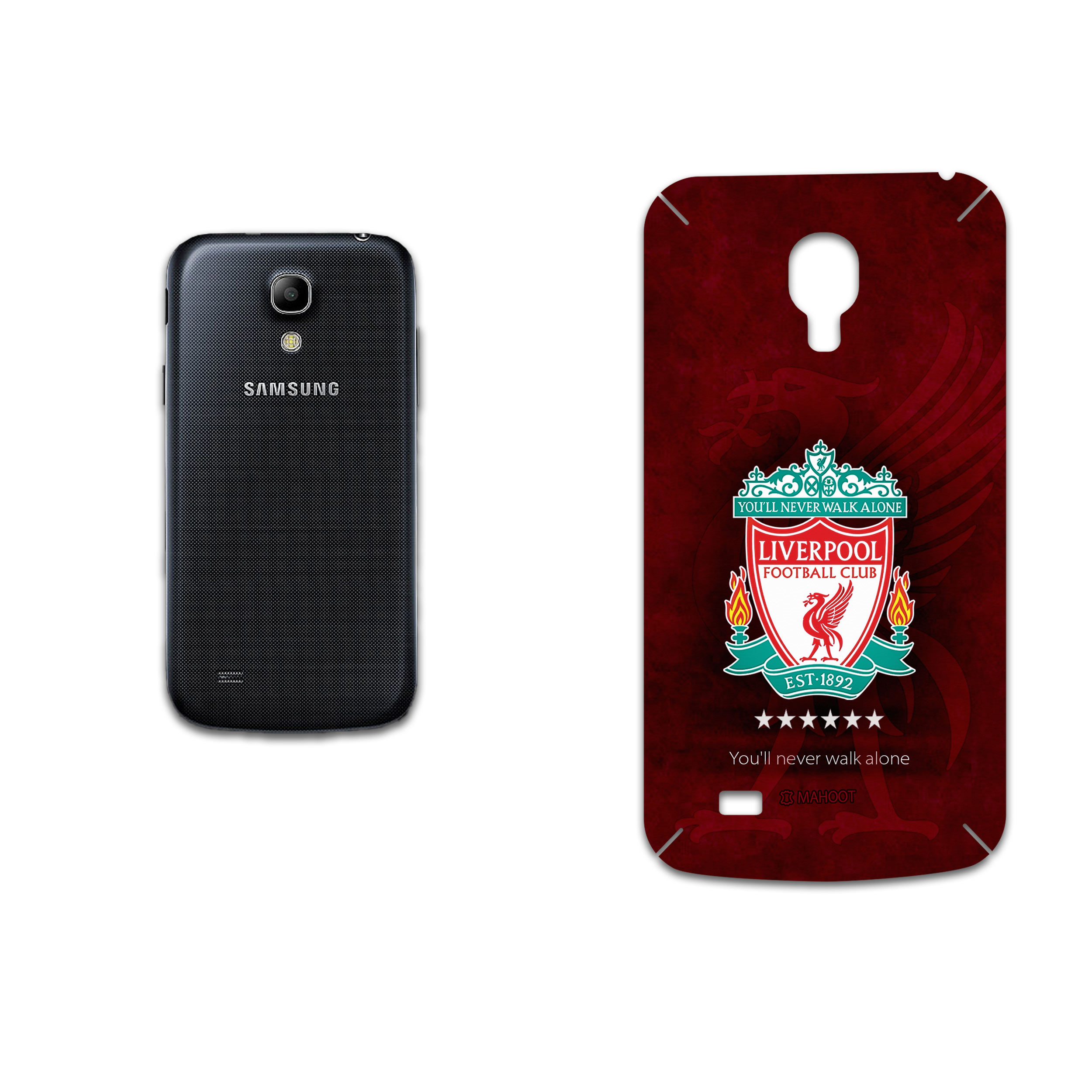 برچسب پوششی ماهوت مدل Liverpool-FC مناسب برای گوشی موبایل سامسونگ Galaxy S4 mini