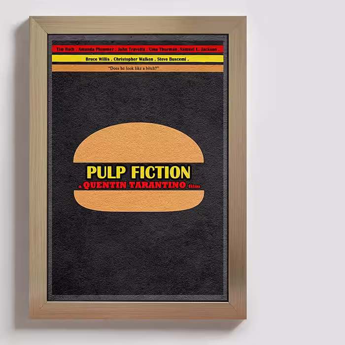 تابلو مدل فیلم Pulp fiction کد BE031