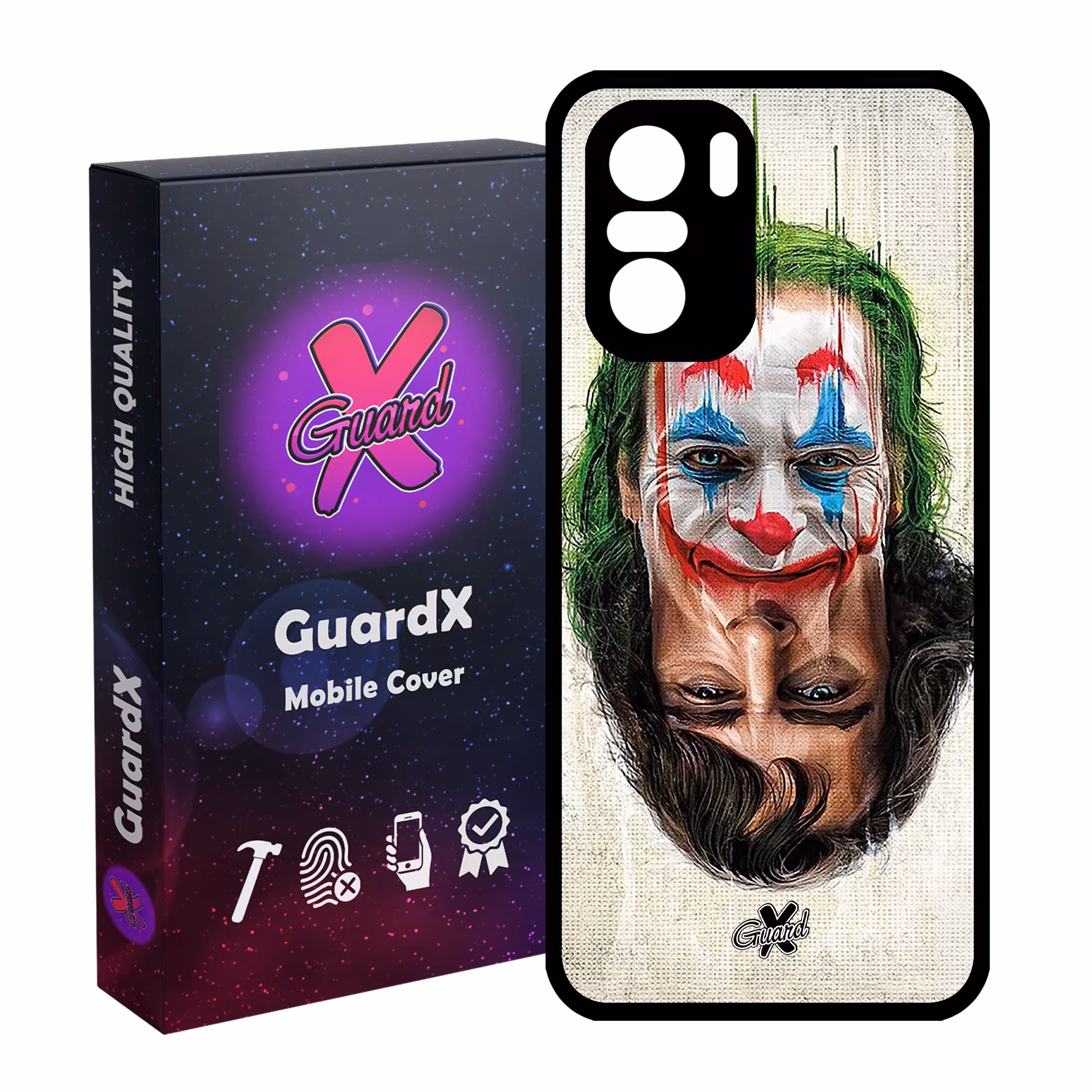 کاور گارد ایکس طرح Joker مدل Glass10097 مناسب برای گوشی موبایل شیائومی Poco F3/MI 11X/MI 11X Pro/Redmi K40/K40 Pro