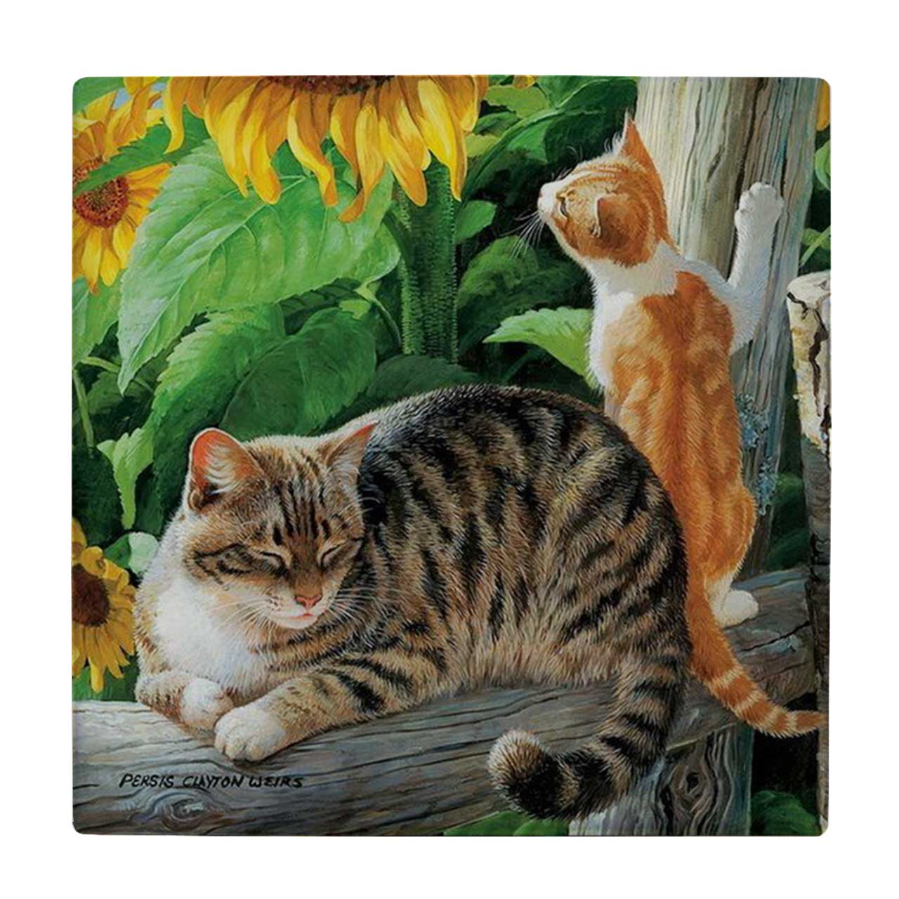  زیر لیوانی طرح دو گربه کد    3455377_1320