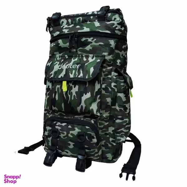 کوله پشتی مدل کوهنوردی 60 لیتری طرح ارتشی کد 1192