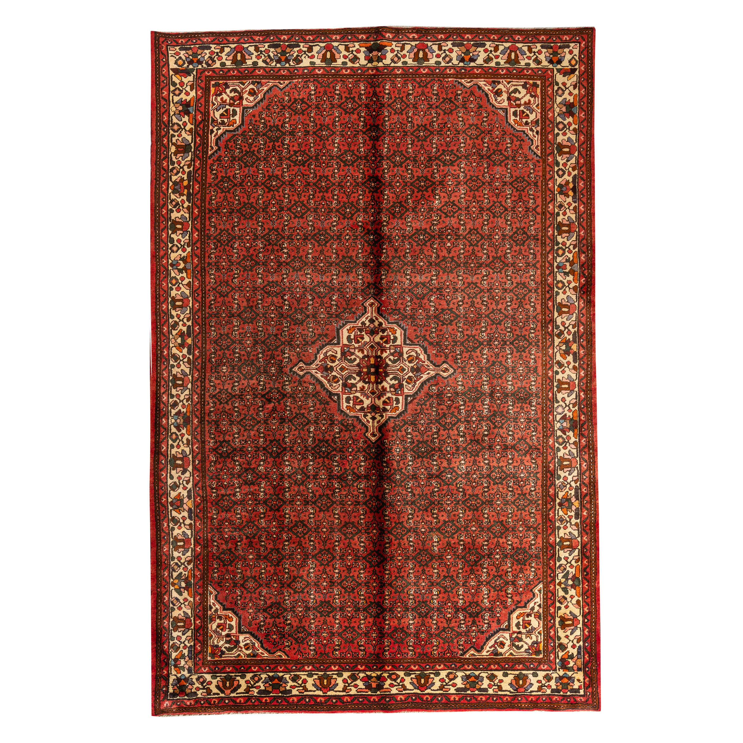 فرش دستبافت شش متری مدل حسین آباد کد 48.853