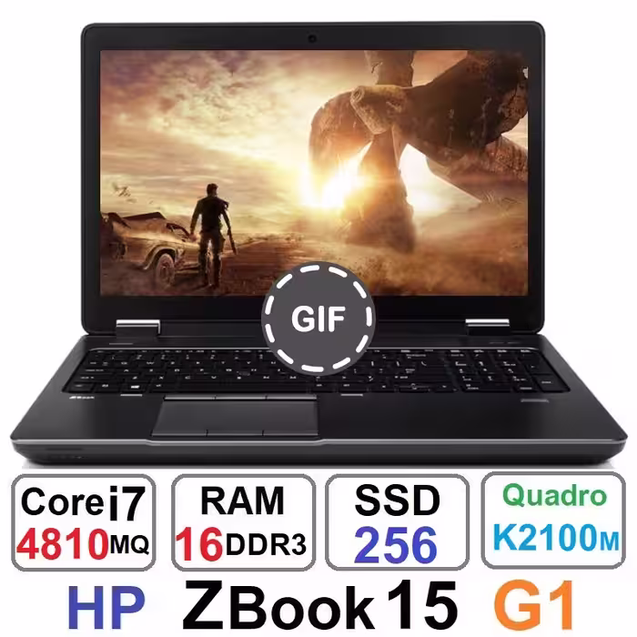 لپ تاپ اچ پی HP ZBook 15 G1 Core i7 4810MQ رم16گیگ