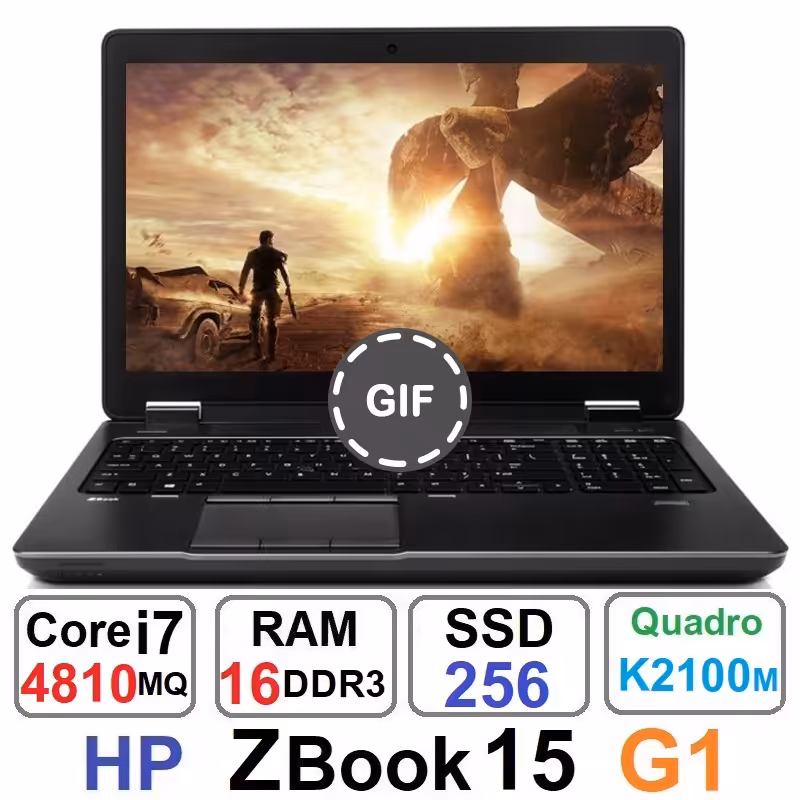 لپ تاپ اچ پی HP ZBook 15 G1 Core i7 4810MQ رم16گیگ