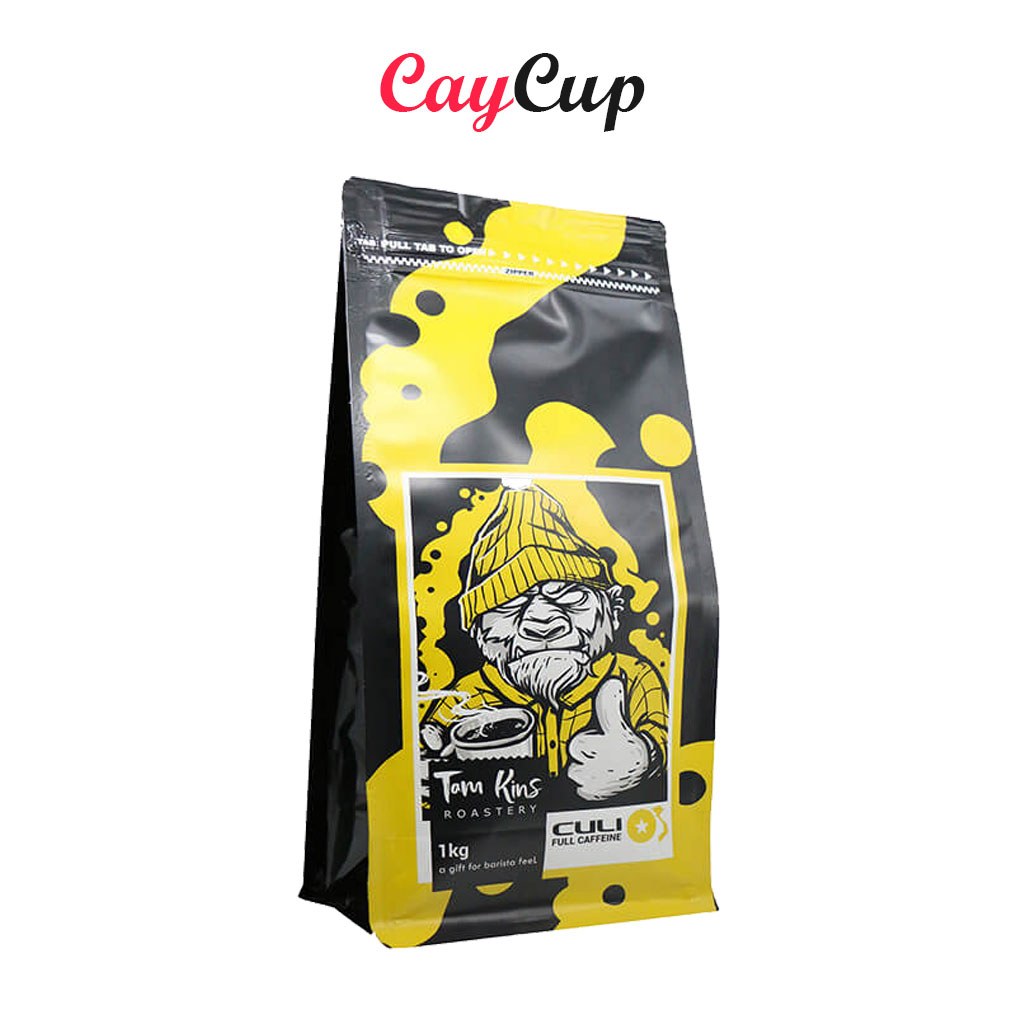 دانه قهوه کولی زرد تام کینز 1000 گرم 