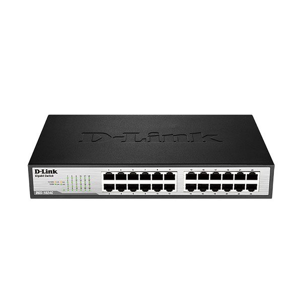 سوییچ 24 پورت گیگابیتی و رکمونت دی لینک DGS-1024C