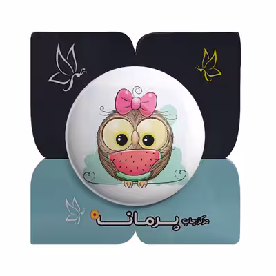 پیکسل پرمانه طرح جغد فانتزی کد pm.4969