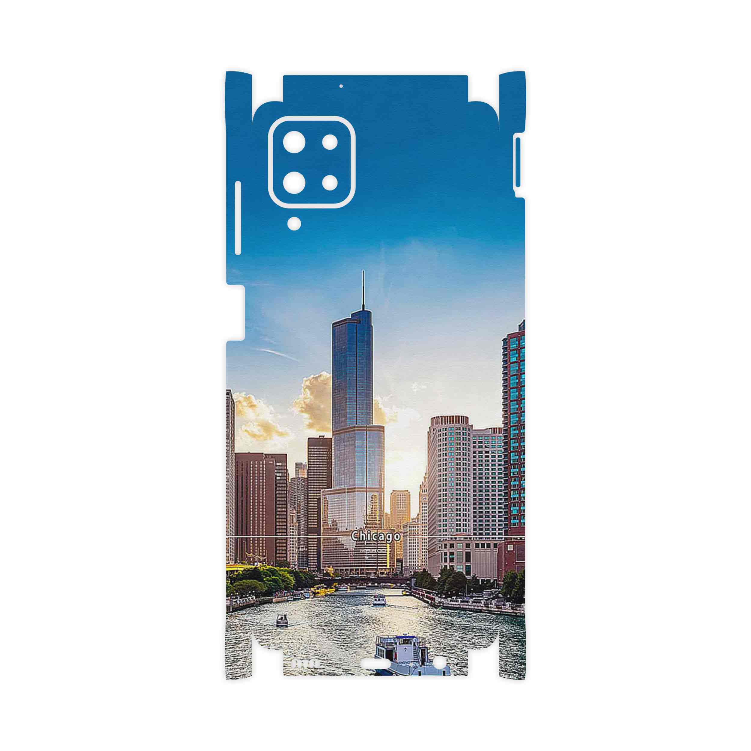 برچسب پوششی ماهوت مدل City of Chicago-FullSkin مناسب برای گوشی موبایل سامسونگ Galaxy A12 Nacho