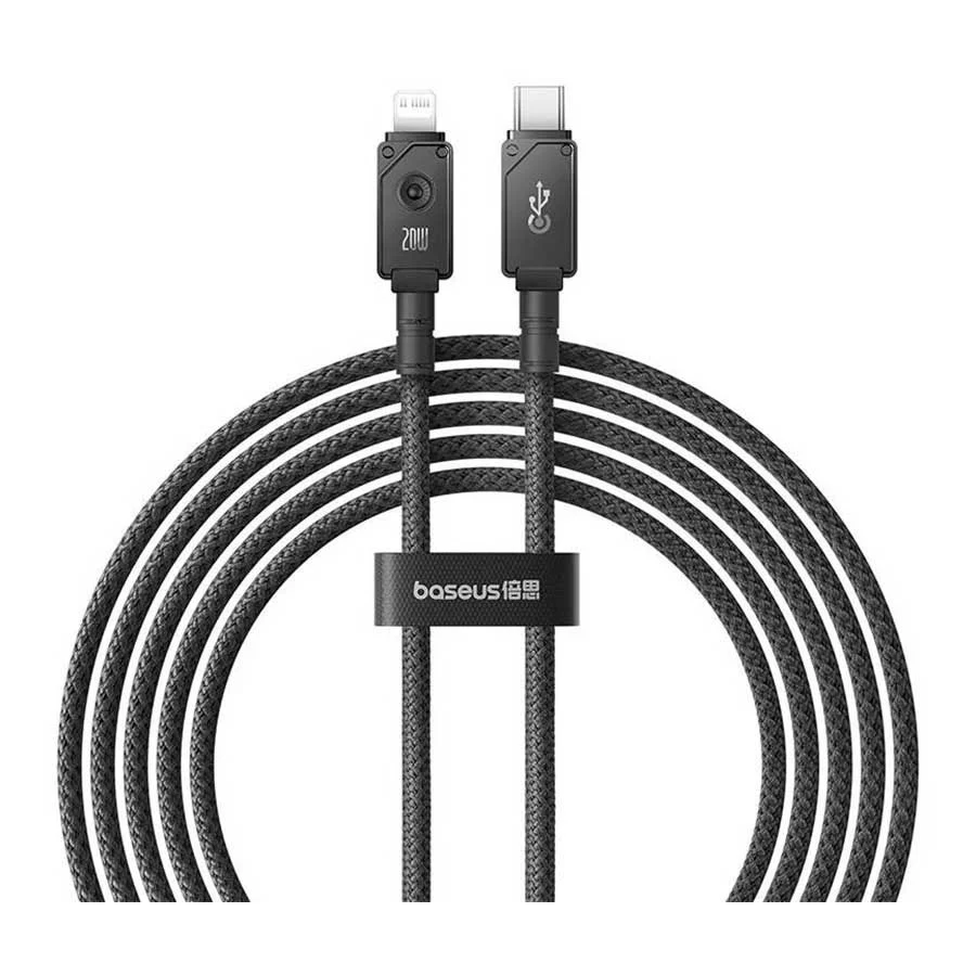 کابل تبدیل USB-C به Lightning بیسوس مدل Unbreakable P10355803111-01 طول 2 متر