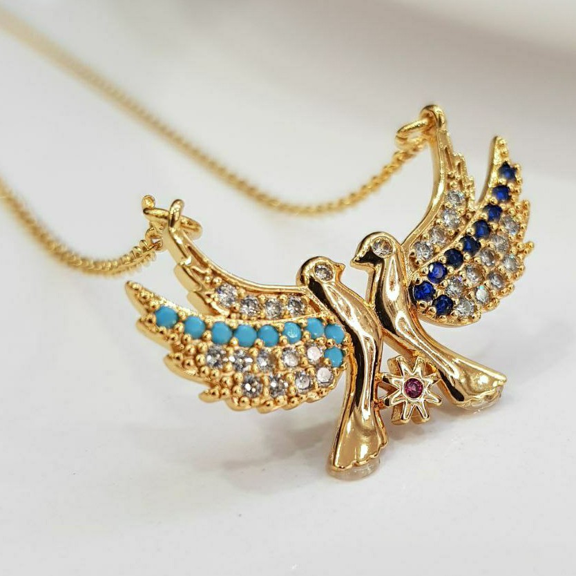 گردنبند استیل کبوتر