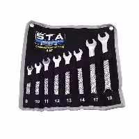 آچار یکسر تخت و یکسر رینگی اس تی ای مدل YP-08 مجموعه 8 عددی