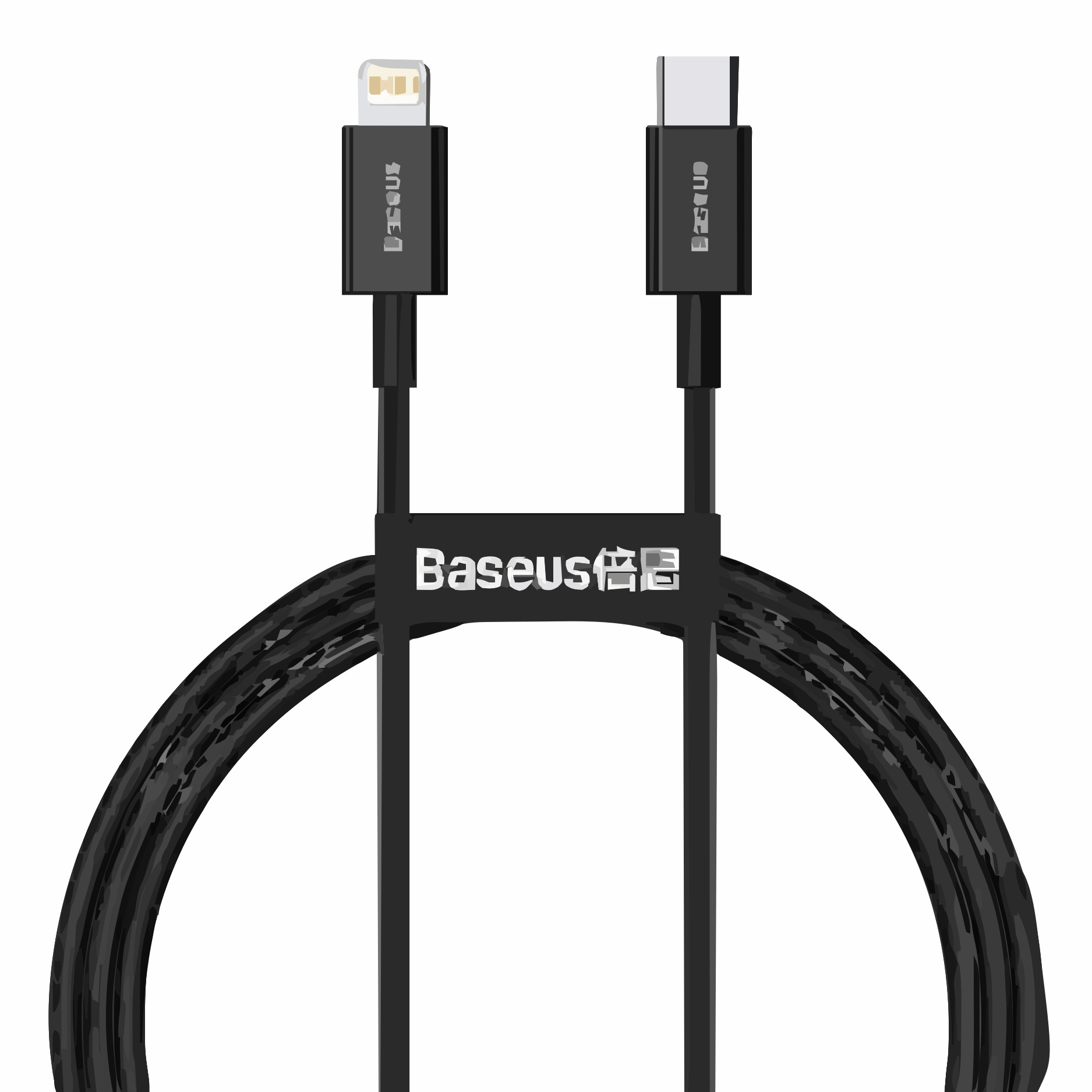 کابل شارژ لایتنینگ به تایپ سی 2 متری بیسوس مدل Baseus iP Cable CATLYS-C01