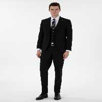 کت و شلوار مردانه مشکی پیرکاردین - فروشگاه لباس شهرمون